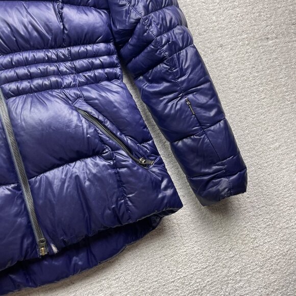 Columbia Down Puffer Quilted Jacket Winter Hooded Omni-Heat Purple Women's XS - Picture 4 of 16